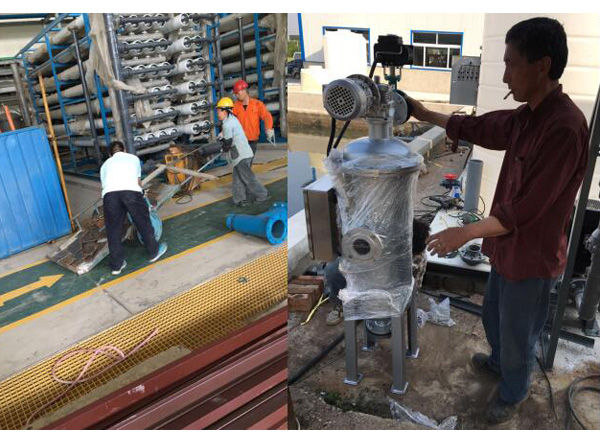 甘肅金昌4×200T/H除鹽水裝置  二期施工現(xiàn)場
